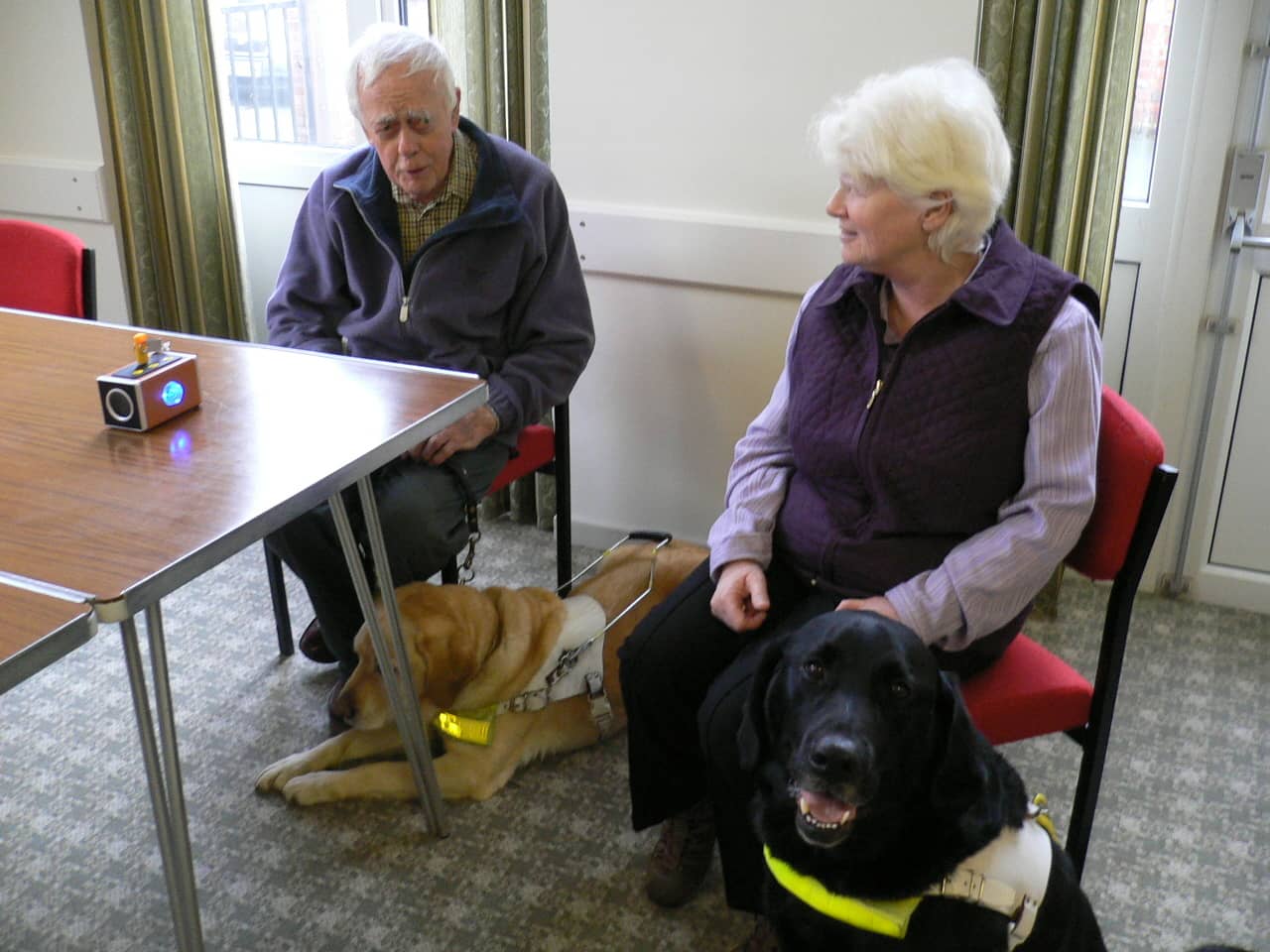 Members with guide dogs